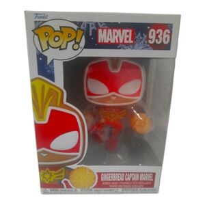 🔥 New in box : Funko Pop! Marvel: Gingerbread Captain Marvel #936